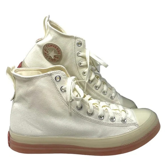 Converse Chuck Taylor CX Explore Hi Skate Shoe Men Sneakers Egret Canvas A02810C - Picture 1 of 7